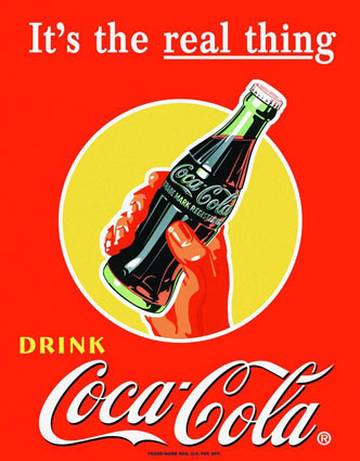 Label: Coca Cola is 